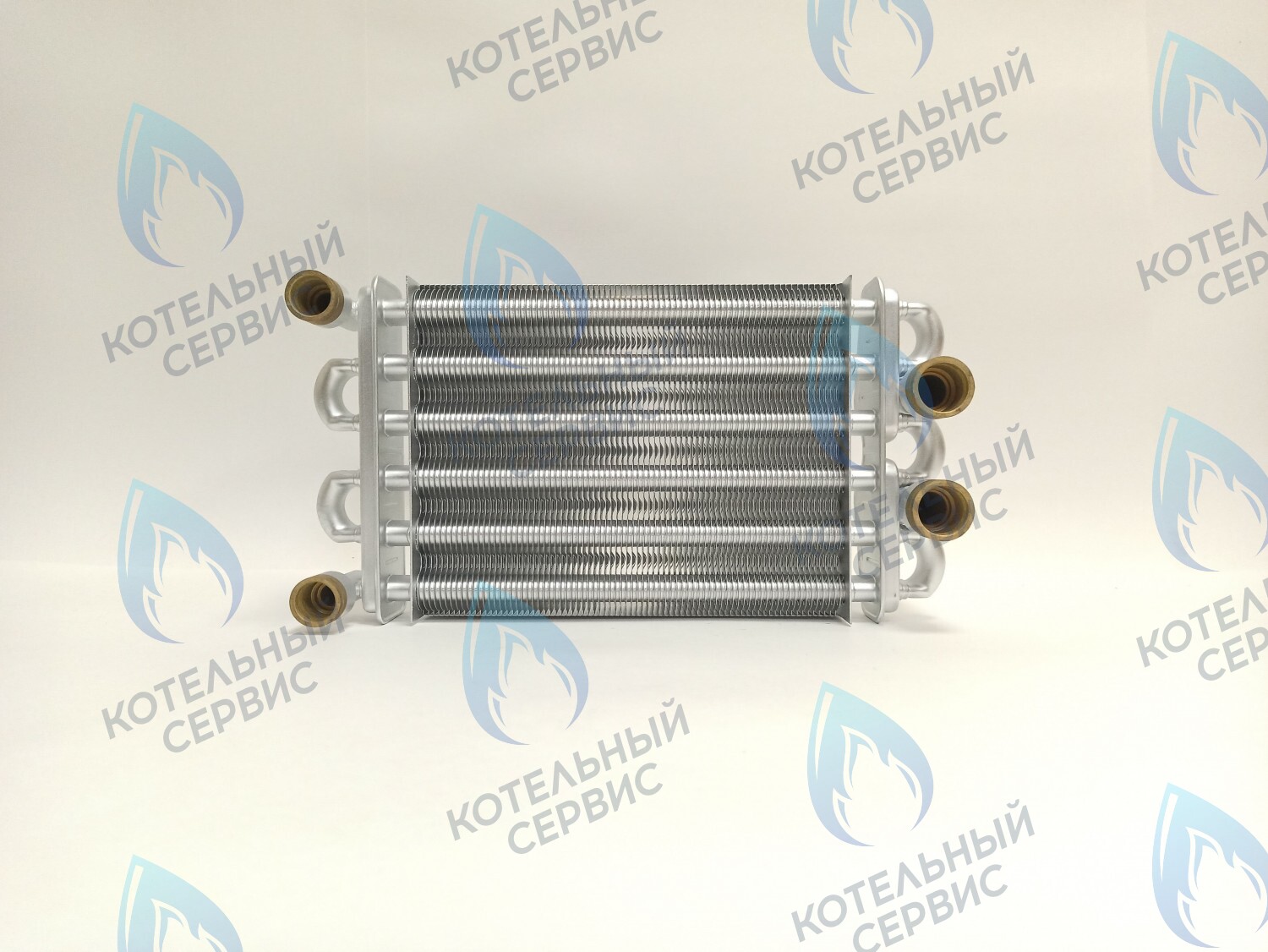 EB011-210 Теплообменник битермический 18кВт 210мм GAZECO 18-T1/-C1 (до 05.2016) (02-4001) 