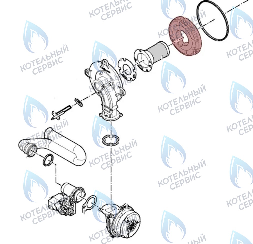7828716 Теплоизоляционное кольцо VIESSMANN 