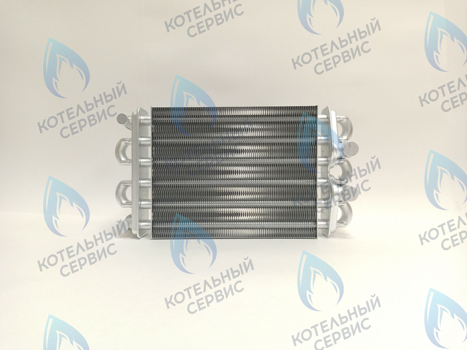 EB011-230 Теплообменник битермический 230мм 18кВт Gazlux Economy 18-T-1/-С-1 (02-2001) 