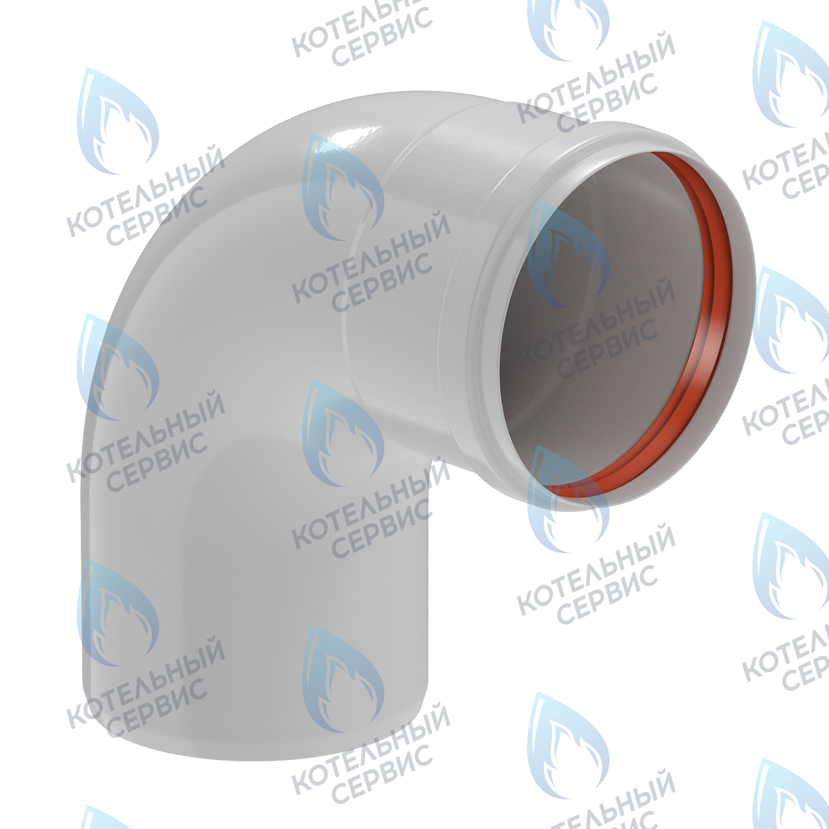 PK80-90 Отвод D80 угол 90° M/F (мама/папа) 