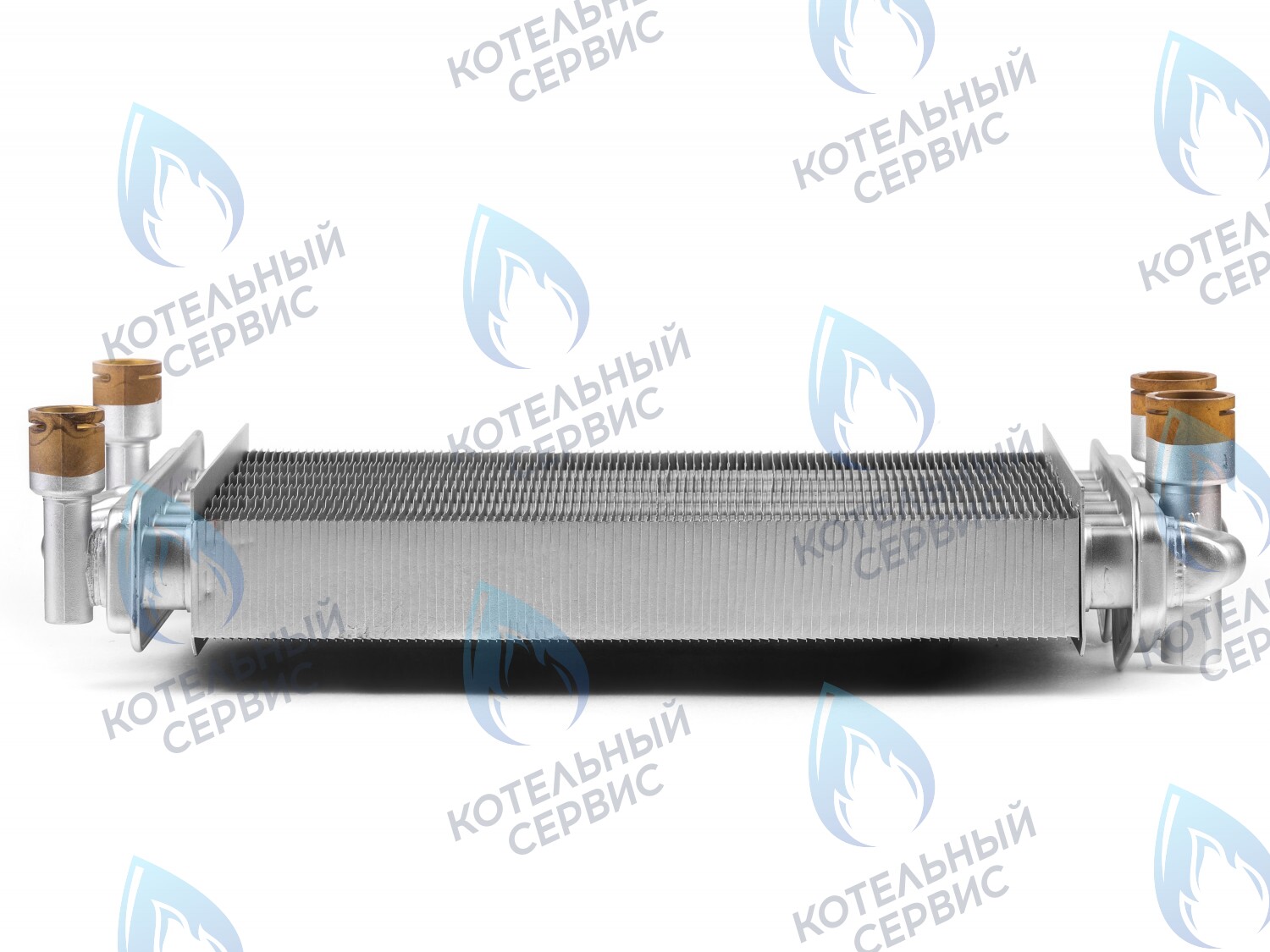 EB011-260 Теплообменник битермический 260мм 24кВт  Gazeco 24-T1/-C1 (до 05.2016) (02-4002), ROC(L44626) 