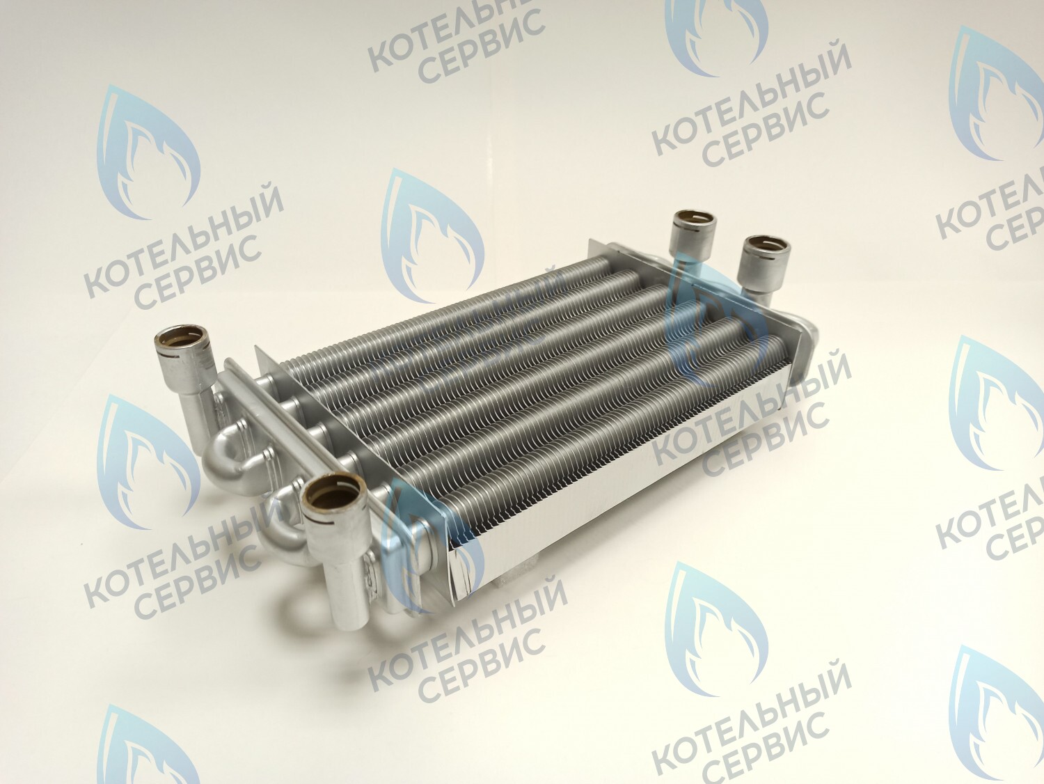 EB011-260 Теплообменник битермический 260мм 24кВт  Gazeco 24-T1/-C1 (до 05.2016) (02-4002), ROC(L44626) 