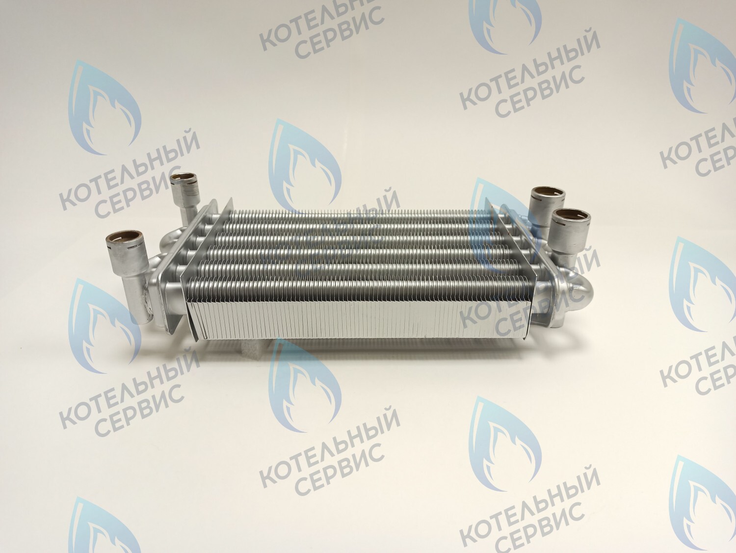 EB011-260 Теплообменник битермический 260мм 24кВт  Gazeco 24-T1/-C1 (до 05.2016) (02-4002), ROC(L44626) 