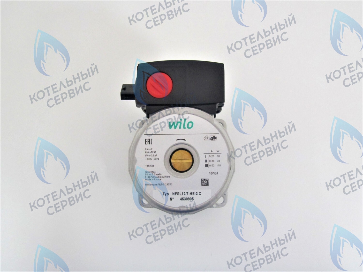 PH-W21CW70-WL118-Комп Двигатель насоса (без улитки) WILO NFSL 12/7 15/7 118w 