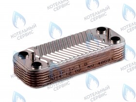 Теплообменник вторичный (ГВС) Koreastar Premium 13-24