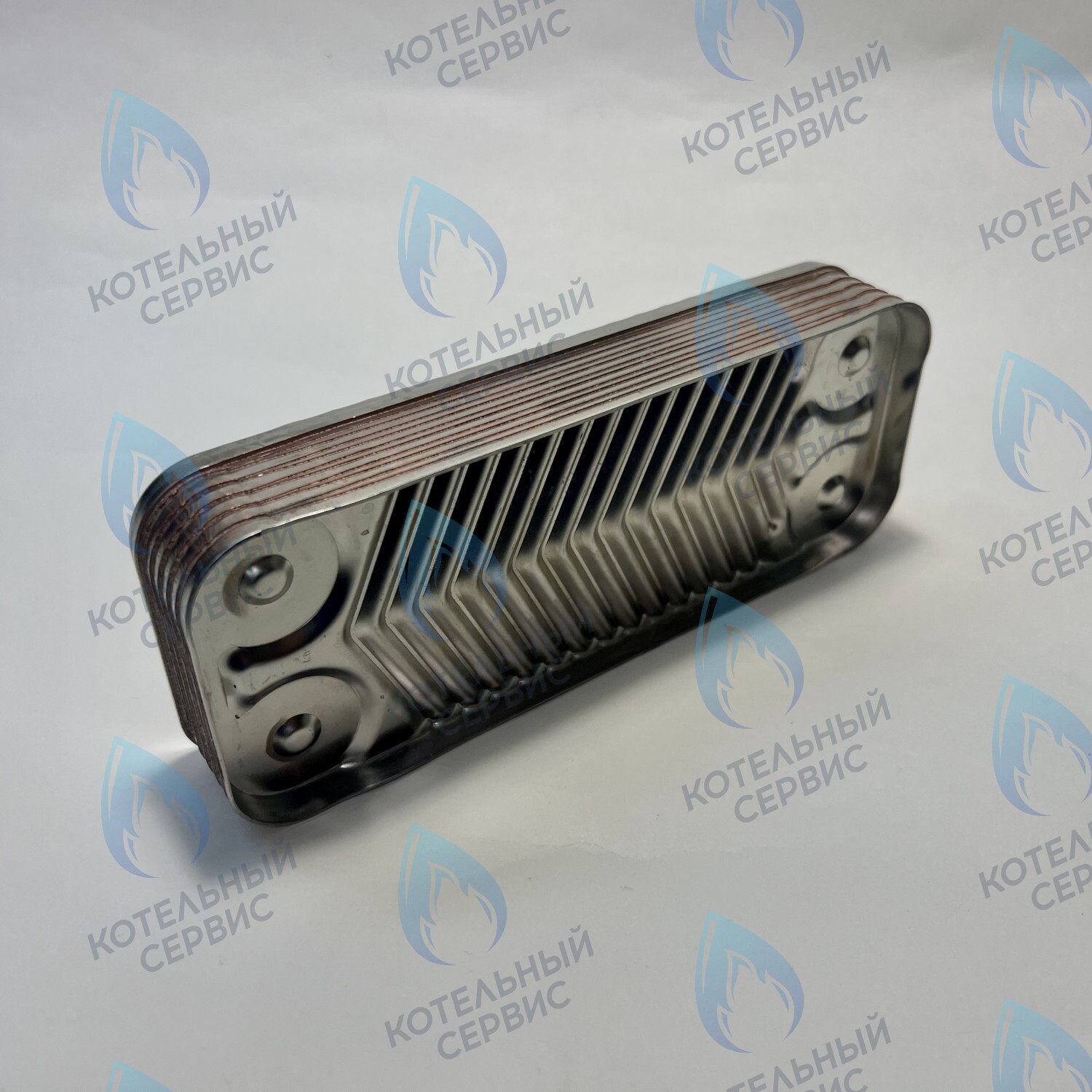 2982109 Теплообменник ГВС вторичный 12 пластин (пластинчатый) для котла WOLF FGG-K-24 