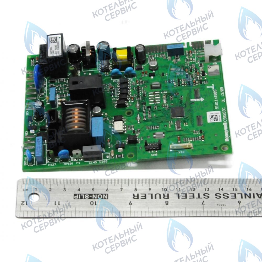 710591300 Электронная плата Honeywell PCB SM11462 BAXI MAIN Four (старого образца, серая панель) 
