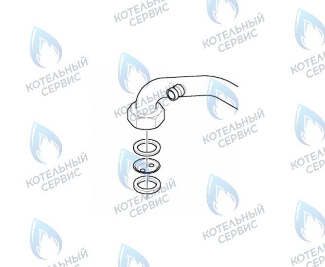 0020012784 Предварительное сопло 2x4,50 VAILLANT 