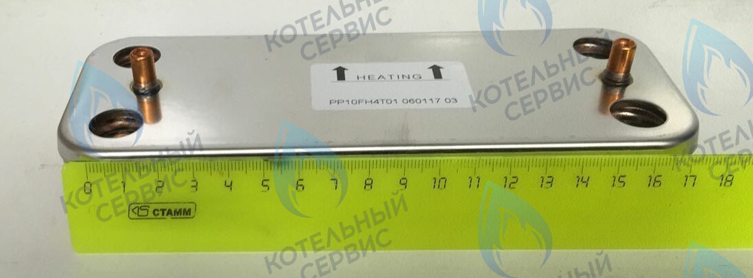 7006902439 Теплообменник пластинчатый  12 пластин (вторичный) E.C.A. 