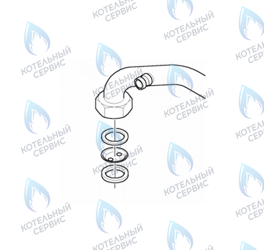 0020049665 Предварительное сопло 2x5,50 VAILLANT 