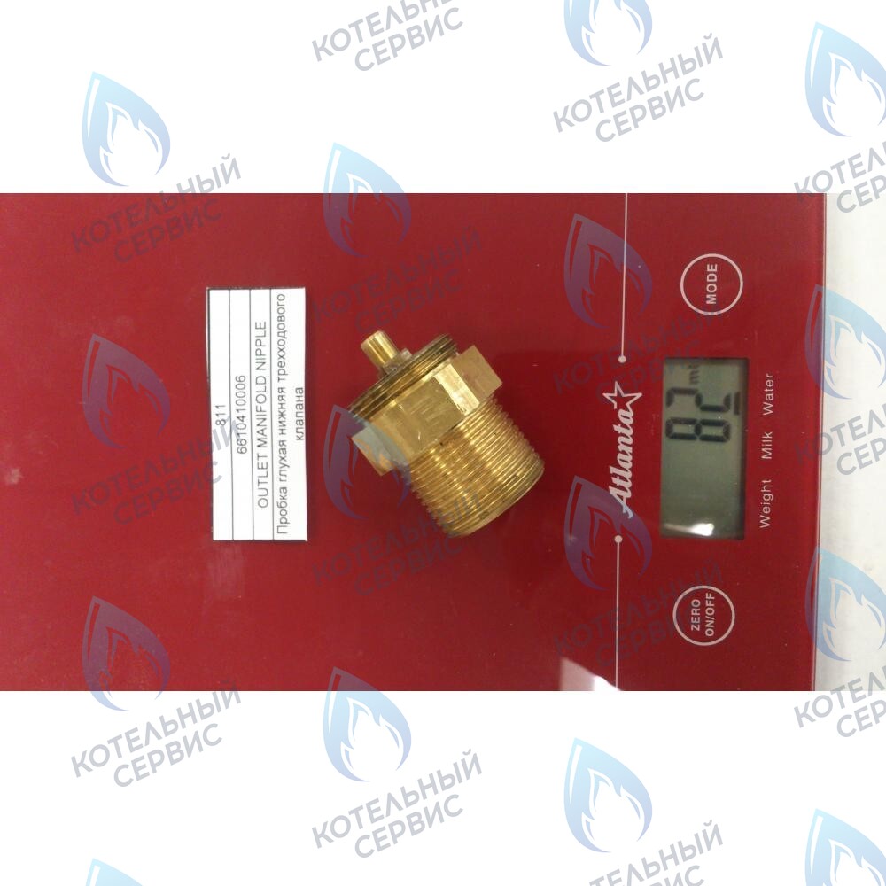 6610410006 Пробка проходная  нижняя трехходового клапана BAXI 