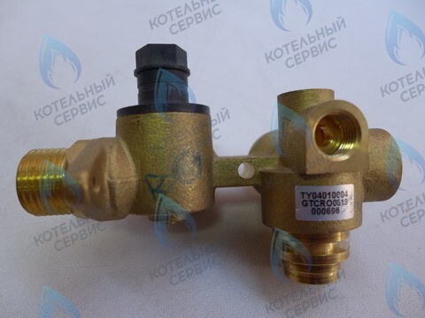 CB11030018 Входной гидравлический блок (с турбиной датчика протока) Electrolux Hi-Tech 24 i / Fi (TY04010004) 