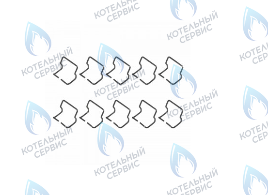 0020029605 Скоба, камера разряжения (комплект 10шт) VAILLANT 