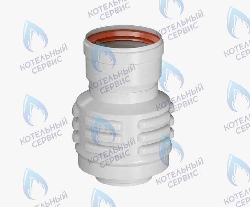 A80-60100M/MF Адаптер-переход на раздельную систему с D60/100 на D80( папа/папа-мама) алюминий KRATS 