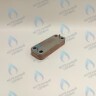 ES190P-160-12F-CH Теплообменник ГВС вторичный 12 пластин Thermex Xantus (19035015), Baltgaz Turbo (28891) 